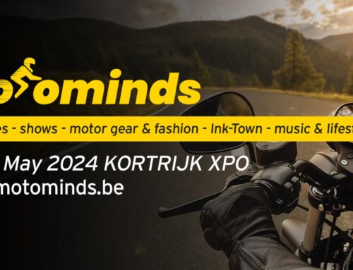 Motominds in Kortrijk Xpo: ‘voor & door motorrijders’.